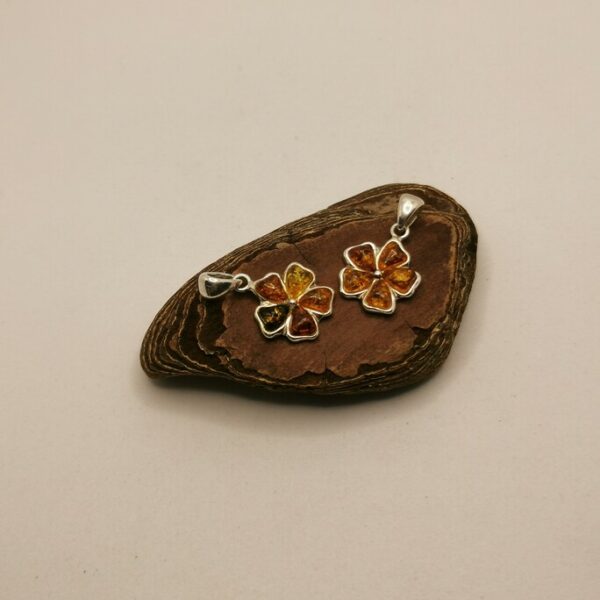 Ciondolo Flower Amber - immagine 2