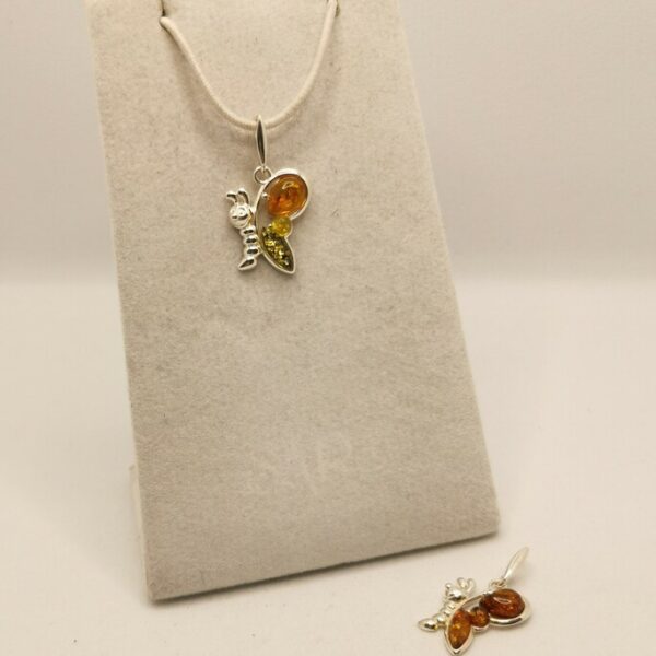 Ciondolo Butterfly Amber - immagine 2