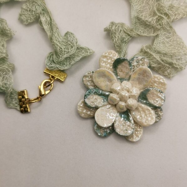 Ceramic - Green Flower - immagine 2