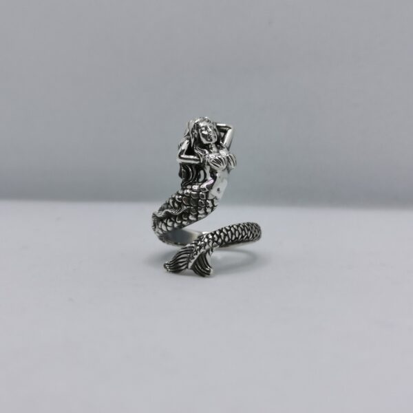 Silver Mermaid Ring - immagine 3