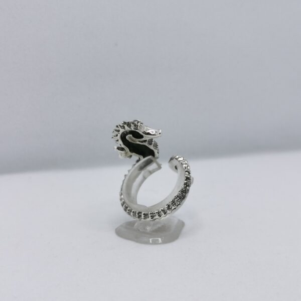 Silver Seahorse Ring - immagine 3
