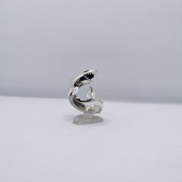 Silver Shark small ring - immagine 4