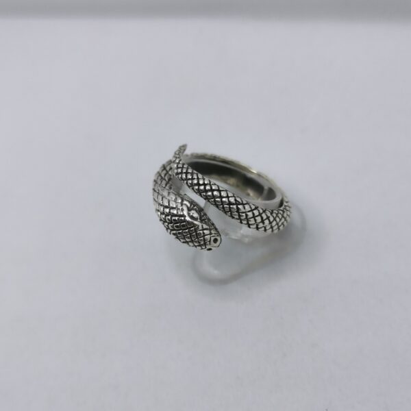 Silver snake ring - immagine 2