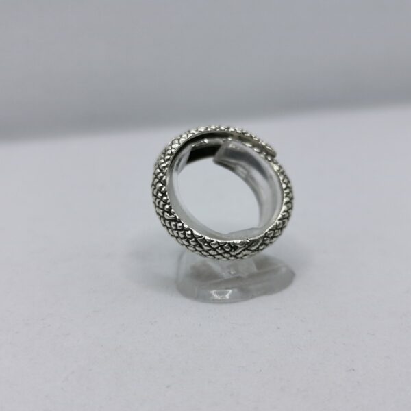 Silver snake ring - immagine 3