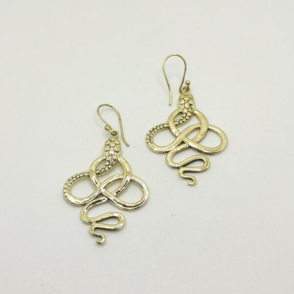 Snake symbol earrings - immagine 2