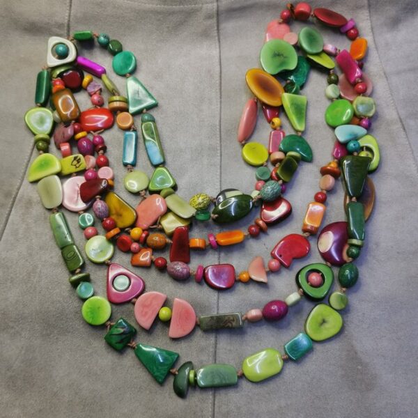 Collana in avorio vegetale - immagine 5