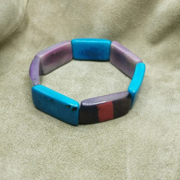 Bracciale in avorio vegetale - immagine 5
