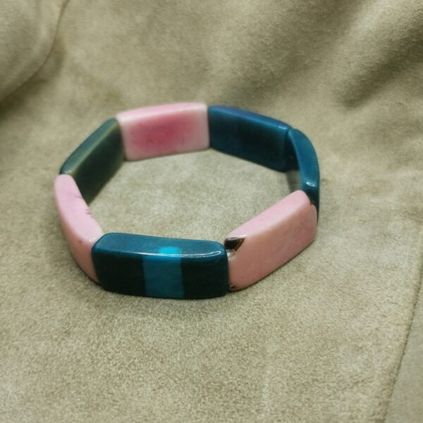 Bracciale in avorio vegetale - immagine 4