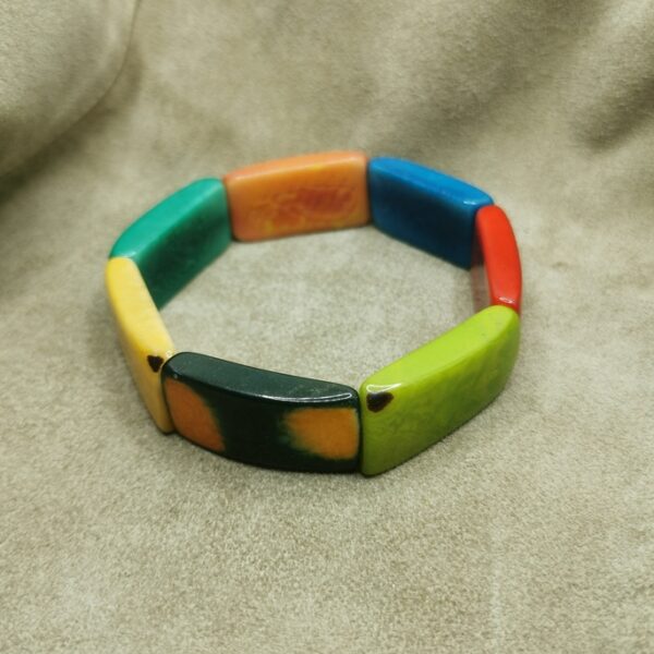 Bracciale in avorio vegetale - immagine 2
