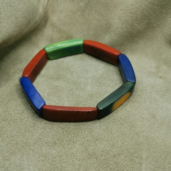 Bracciale in avorio vegetale - immagine 6